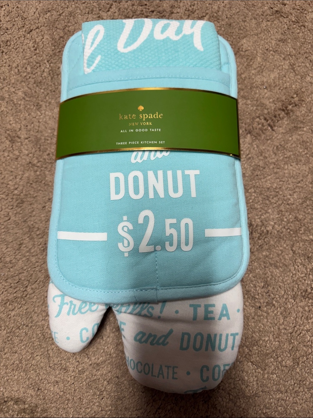Kate Spade Oven Mitt & Pot Holder Set